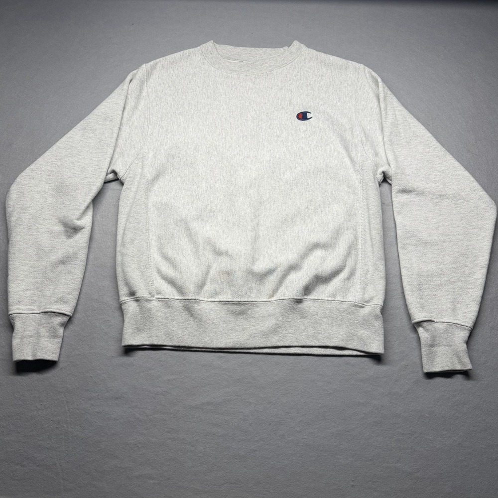 Champion Vintage Reverse Weave Sweatshirt Grey Size Small